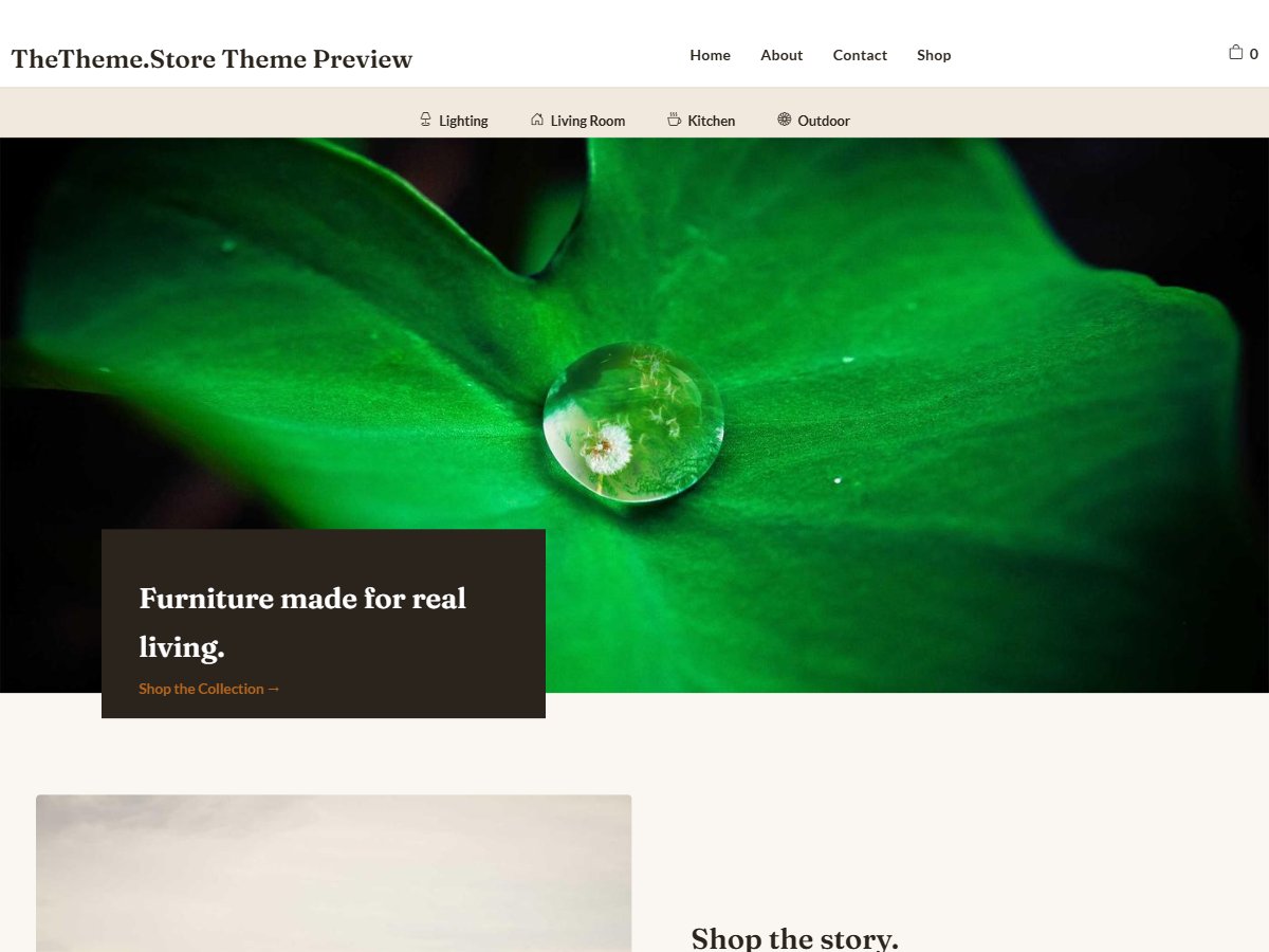 Furnish Co. WooCommerce theme preview