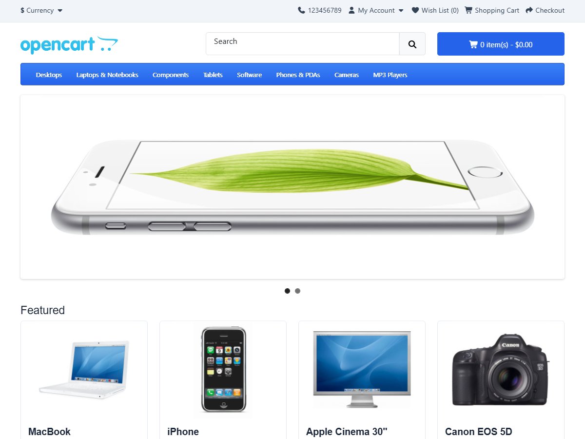 OfficeNest OpenCart theme preview