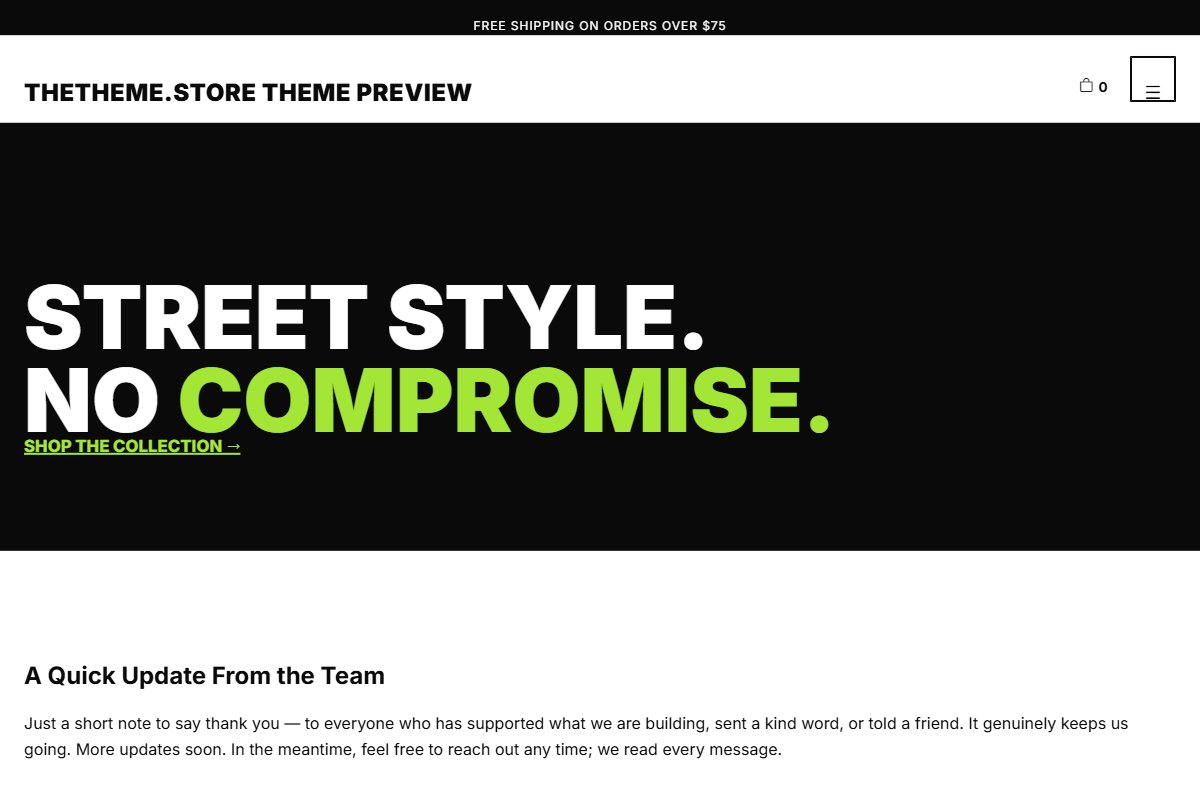 Urban Threads WooCommerce theme preview
